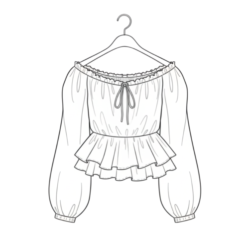 Willow Peplum Blouse