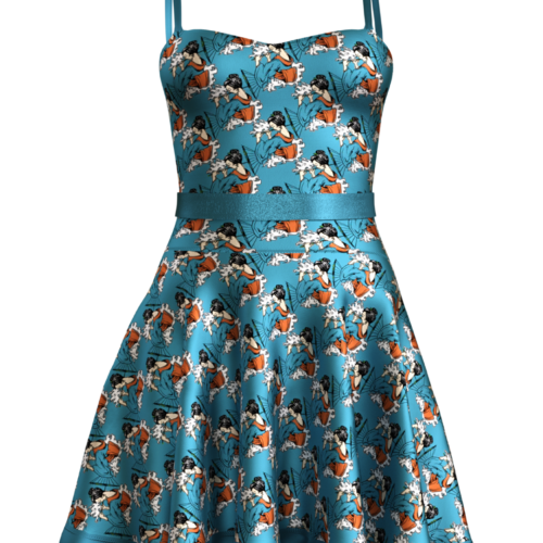 Statement Print Reworked Dress