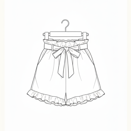 Lace-Trim Lounge Shorts