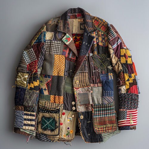 Upcycled Patchwork Coat